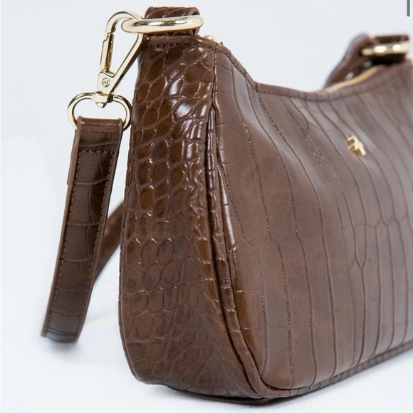 Peta & Jain Piper Bag Chocolate Croc - Picture 4 of 6